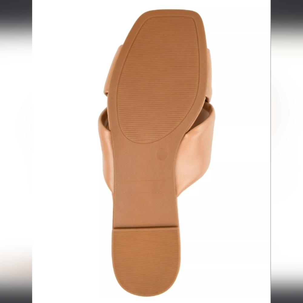 Journee Collection Carlotta Slide Brown 9 - Picture 5 of 8